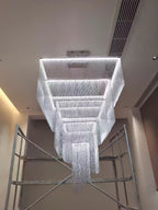 Aluminum Chain Tassel Chandelier