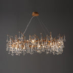 Anita Branch Brass Crystal Chandelier