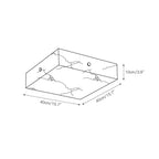 Arca Alabaster Flushmount Ceiling Light