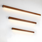 Arlo Linear Wood Plug-in Wall Light