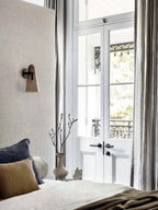 Conical Glass Plug-in Wall Lamp
