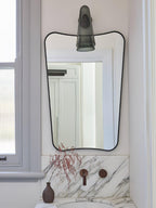 Conical Glass Plug-in Wall Lamp