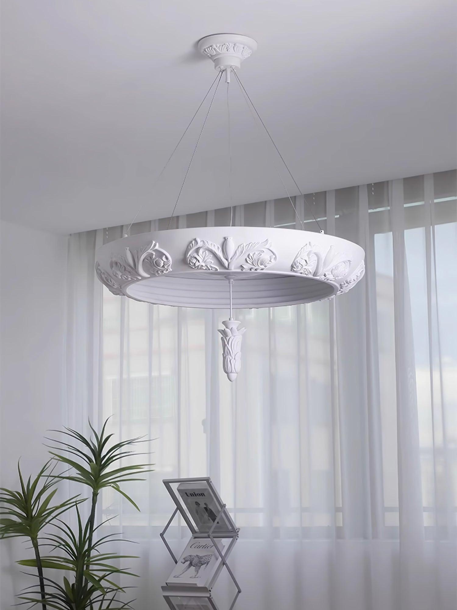 Artistic Carved Chandelier