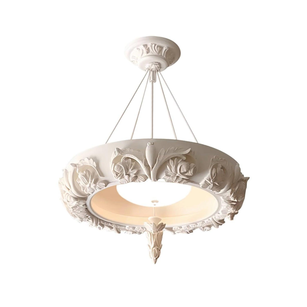 Artistic Carved Chandelier