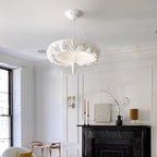 Artistic Carved Plaster Chandelier