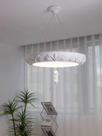 Artistic Carved Plaster Chandelier