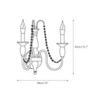 Aubervilliers Candle Wall Lamp