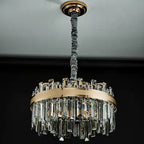 Modern Round / rectangular Crystal Chandelier Collection for Living Room / hallway / dining / bedroom