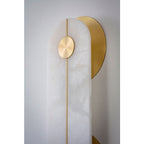Brace Alabaster Wall Sconce