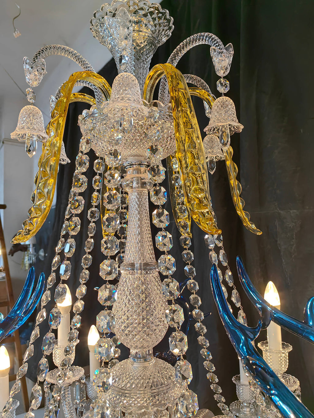 Entrance Zenith Deer Baccarat Crystal Chandelier