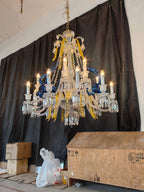 Entrance Zenith Deer Baccarat Crystal Chandelier