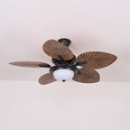 Banana Leaves Ceiling Fan Light