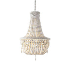 Betsey Wood Bead Chandelier