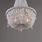 Betsey Wood Bead Chandelier