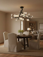 Black Branch Copper Tree Chandelier