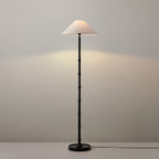 Black Bamboo Floor Lamp