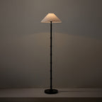 Black Bamboo Floor Lamp
