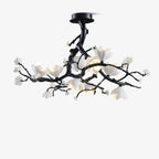 Black Branch Copper Tree Chandelier