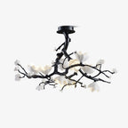 Black Branch Copper Tree Chandelier
