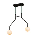 Peaks Alabaster Vanity Pendant