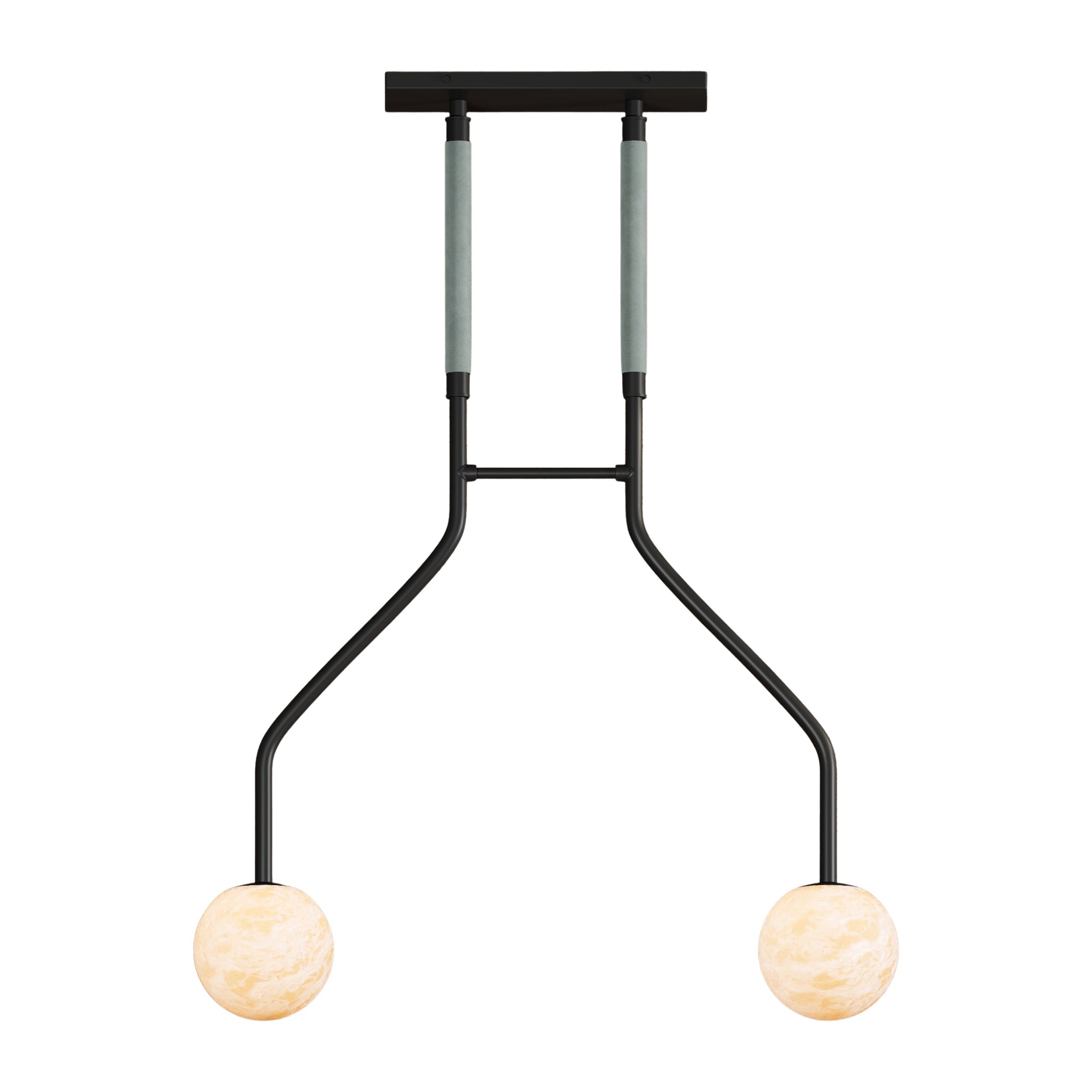 Peaks Alabaster Vanity Pendant