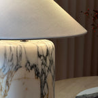 Block Marble Table Lamp
