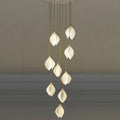 Petal Prism Designer Inspired Large Bloom Ceramic Chandelier