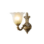 Bloom Flower Brass Sconce