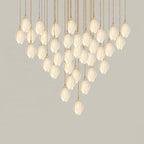 Galaxy Celeste Flora Crystal Spiral Chandelier