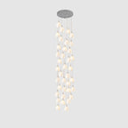 Galaxy Celeste Flora Crystal Spiral Chandelier
