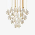 Galaxy Celeste Flora Crystal Spiral Chandelier