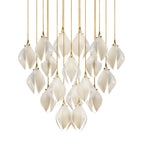 Galaxy Celeste Flora Crystal Spiral Chandelier