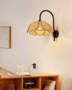 Rattan Wall Lamp 15.7 Inch