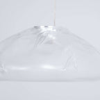 Blown Glass Mesh Pendant Light
