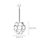Blue Vistosi Disc Chandelier
