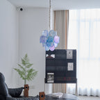 Blue Vistosi Disc Chandelier