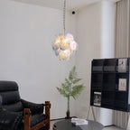 Blue Vistosi Disc Chandelier