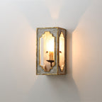 Boho Rustic Cube Sconce