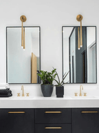 Cone Wall Lamp in Brass