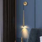 Cone Wall Lamp in Brass