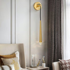 Cone Wall Lamp in Brass