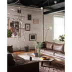 Brass Drop System Chandelier