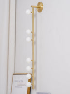 Brass Glass Tube Wall Lamp