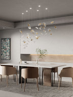 Galaxy Breezeleaf Meteor Shower Crystal Spiral Chandelier