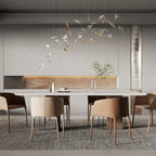 Galaxy Breezeleaf Meteor Shower Crystal Spiral Chandelier