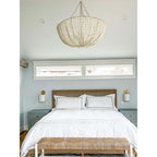 Lana Wood Beaded Chandelier