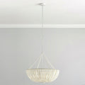 Lana Wood Beaded Chandelier
