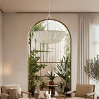 Lana Wood Beaded Chandelier
