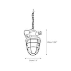 Bulkhead Cage Pendant Light
