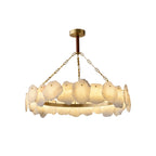 Burton Marble Round Chandelier